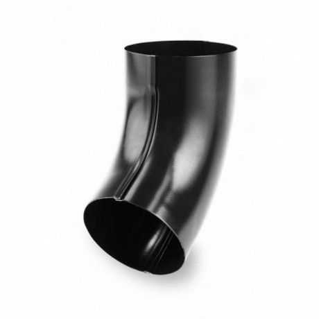 Колено трубы 60° Galeco STAL Ø152(130)/90 мм, цвет: Графит