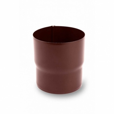 Соединитель труб Galeco STAL Ø152(130)/90 мм, цвет: Темно-коричневый