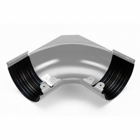 Угол желоба регулируемый 105-135° Galeco STAL Ø152(130)/90 мм, цвет: Белый