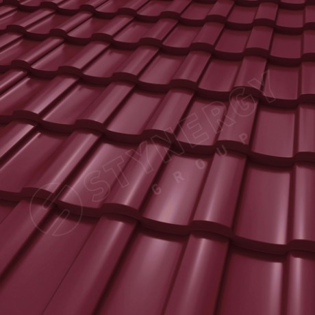 Металлочерепица Stynergy, Stella, Стальной шёлк 0.5mm RAL 3005