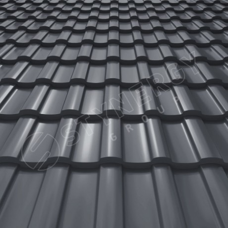 Металлочерепица Stynergy, Stella, Corundum50 0.5mm RAL 7024