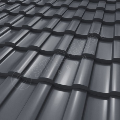 Металлочерепица Stynergy, Stella, Corundum50 0.5mm RAL 7024