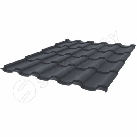 Металлочерепица Stynergy, Stella, Corundum50 0.5mm RAL 7024