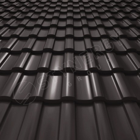 Металлочерепица Stynergy, Stella, Purrus 0.5mm RAL 8019