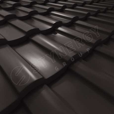 Металлочерепица Stynergy, Stella, Purrus 0.5mm RAL 8019