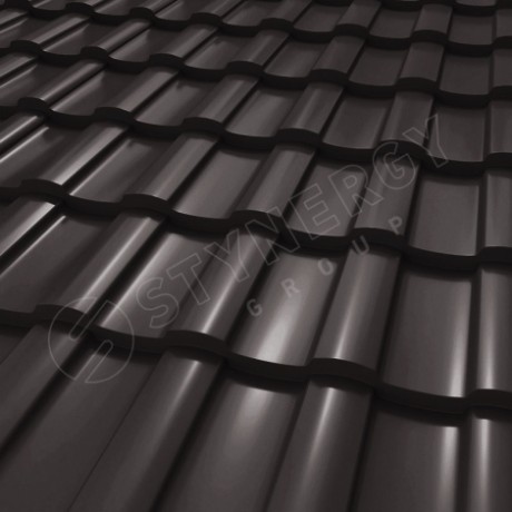 Металлочерепица Stynergy, Stella, Purrus 0.5mm RAL 8019