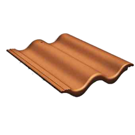 Рядовая черепица Benders Palema Candor, цвет: кирпично-красный