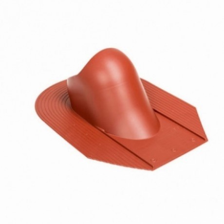 Проходной элемент Vilpe, Huopa Slate, для битумной черепицы, цвет: красный
