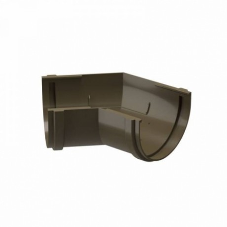 Угол желоба 135˚ Docke Premium Ø120 мм, цвет: Шоколад