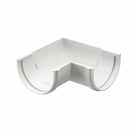Угол желоба 90˚ Docke Standard Ø120 мм, цвет: Белый
