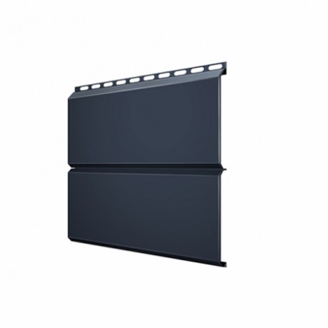 Металлический сайдинг Экобрус, GL 0,5 Velur, цвет: RAL 7024