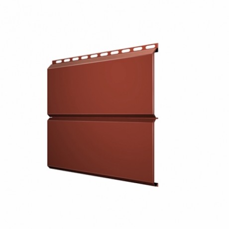 Металлический сайдинг Экобрус, GL 0,5 Velur, цвет: RAL 8004