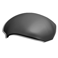 Цементно-песчаная Y-образная черепица Kriastak Lite, цвет: неокрашенный черный