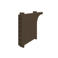 Briko, Вентиляционно-осушающие коробочка V-BOX 90, 60x90x10 мм,  цвет: темно-коричневый