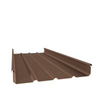 Алюминий в рулоне Alumax Pro, 500 мм, толщина 1 мм, цвет: бежево-коричневый