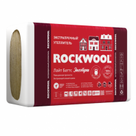 Rockwool ЛАЙТ Баттс ЭКСТРА, универсальный утеплитель 50х600х1000 мм (4.8 м²/уп, 0.24 м³/уп)