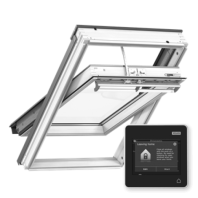 VELUX мансардное окно GGU 007021 INTEGRA, с дистанционным управлением, WhiteLine, 55x78 см.