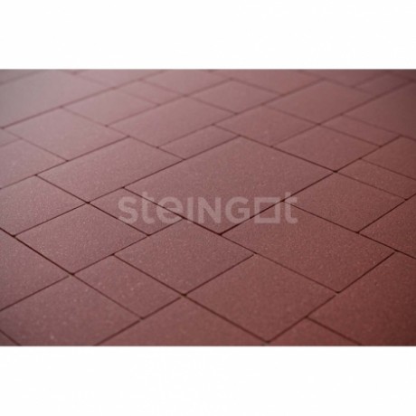 Плитка тротуарная Steingot, бавария, цвет: темно-красная