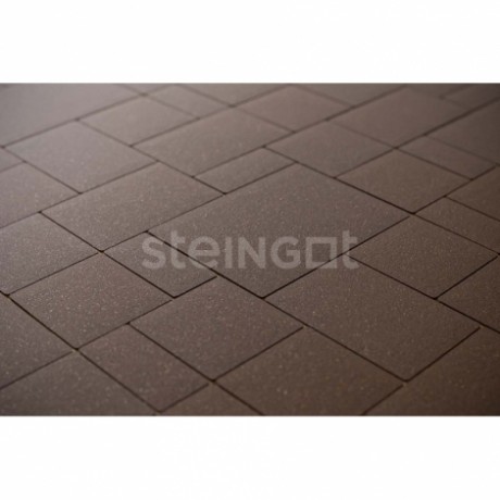 Плитка тротуарная Steingot, бавария, цвет: темно-коричневая