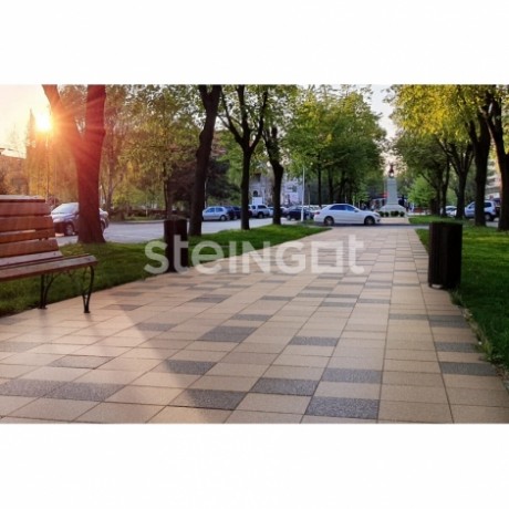 Плитка тротуарная Steingot, квадрат, 400х400х80 мм